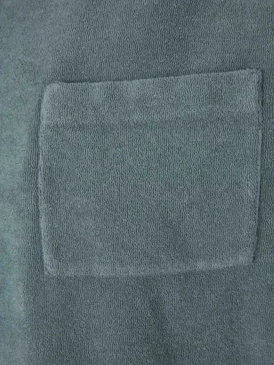 Fedeli Terry-cloth Shirt In Blue
