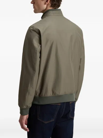 Woolrich Lewis Bomber Jacket In Brown