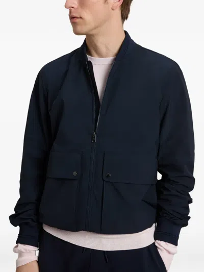 Woolrich Wesley Bomber Jacket In Blue