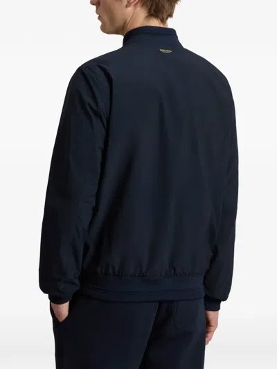 Woolrich Wesley Bomber Jacket In Blue