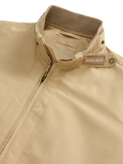 Woolrich Lewis Bomber Jacket In Neutral