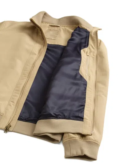 Woolrich Lewis Bomber Jacket In Neutral
