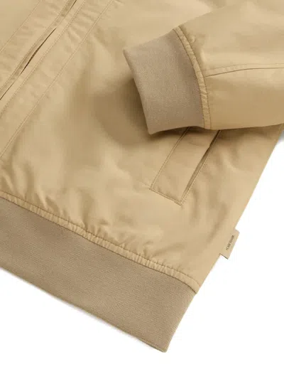 Woolrich Lewis Bomber Jacket In Neutral