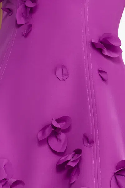 Acler Eskett Mini Dress In Purple