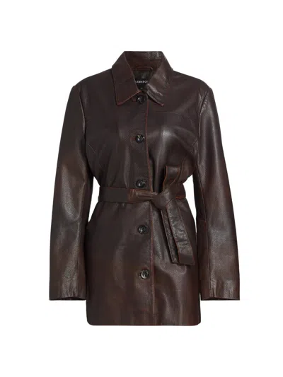 Lamarque Marlowe Coat In Brown
