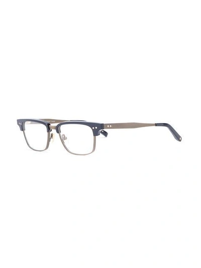 Shop Dita Eyewear Square Frame Glasses In Black