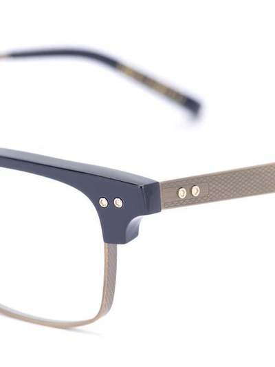 Shop Dita Eyewear Square Frame Glasses In Black