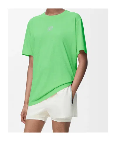 Loewe Active T-shirt In Technical Jersey In Green