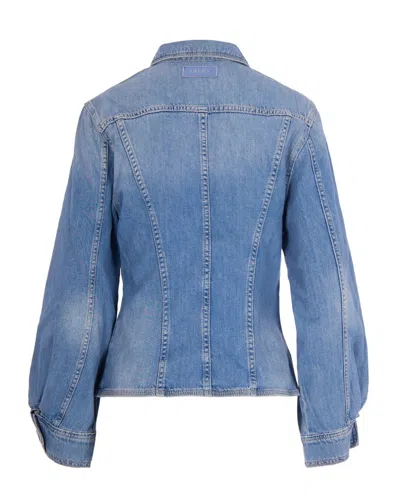 Liu •jo Liu Jo Buttoned Denim Jacket In Blue