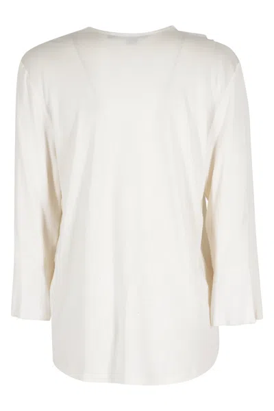 Seventy Ruffled T-shirt In White