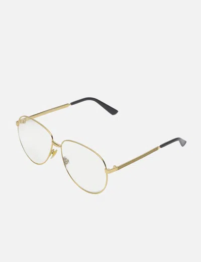 Gucci Aviator Glasses In Neutral