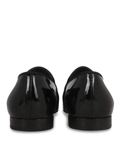 Shop Lanvin Strapped Loafers In Black