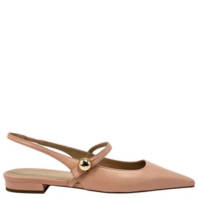 Madison Maison Binta Flat Slingback In Nude