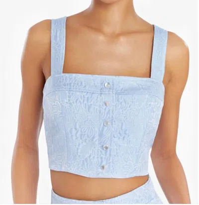 Amanda Uprichard Spade Top In Blue
