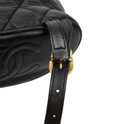 Pre-owned Chanel Black Leather Backpack ()