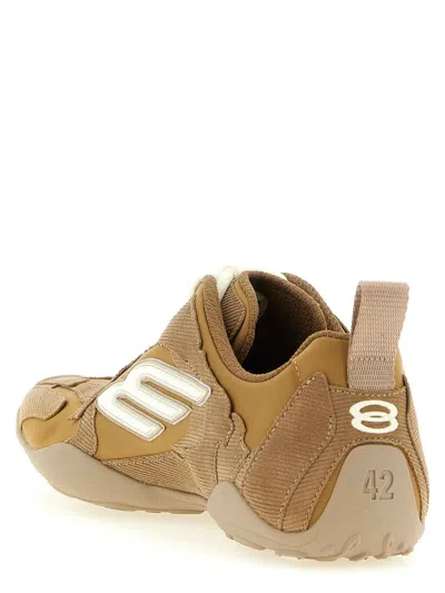 Balenciaga Monday Ultra Corduroy And Canvas Sneakers In Brown