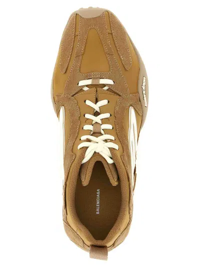 Balenciaga Monday Ultra Corduroy And Canvas Sneakers In Brown
