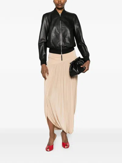 Bully Leather Jacket In Black