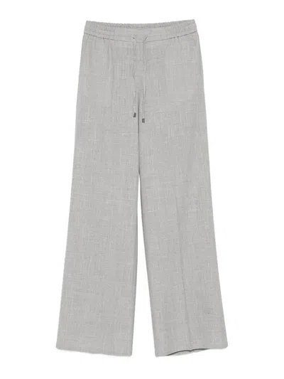 Berwich Drawstring Trousers In Gray