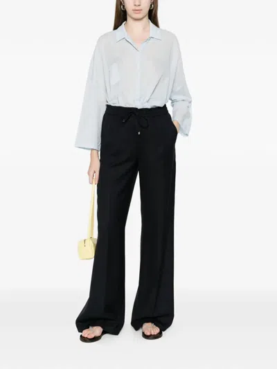 Berwich Drawstring Trousers In Black
