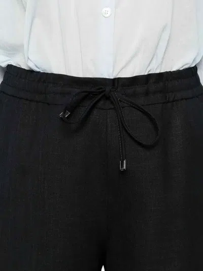 Berwich Drawstring Trousers In Black