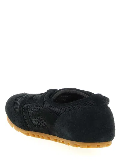 Balmain Racer 45 Suede And Perforated Mesh Sneakers In Multi