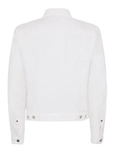 Dsquared2 Buttoned Denim Jacket In Multi
