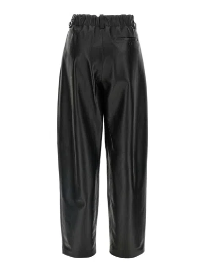 Givenchy Stylish Leather Trousers Featuring Practical Elements In Multi