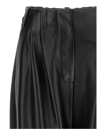 Givenchy Stylish Leather Trousers Featuring Practical Elements In Multi