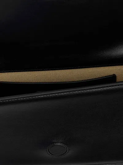 Jacquemus Le Bambino Long Black Shoulder Bag With Removable Shoulder Strap In Leather Woman