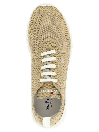 Kiton Mesh Sneakers Pull Tab Rubber Sole In Multi