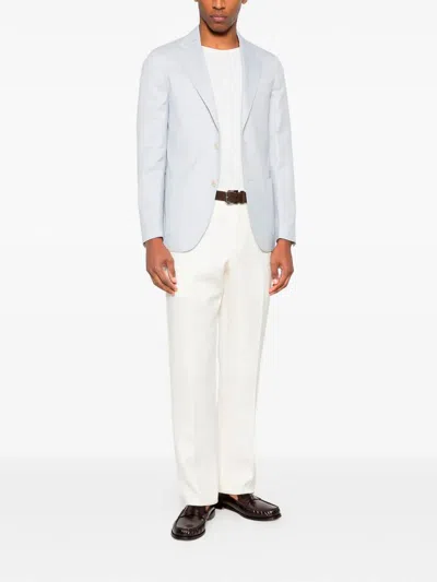 Lardini Patch-pocket Jacket In Gray