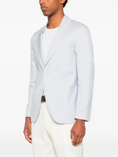 Lardini Patch-pocket Jacket In Gray