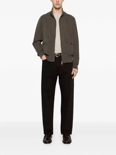 Montecore Flap-pocket Zipped Jacket In Brown