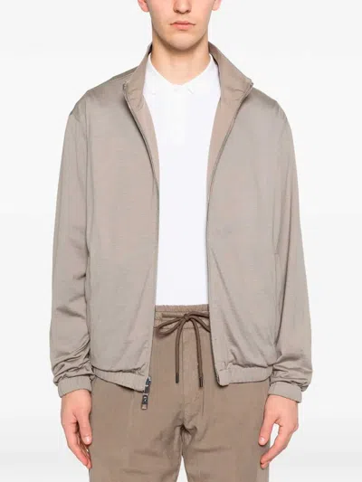 Montecore Full-zip Jacket In Brown