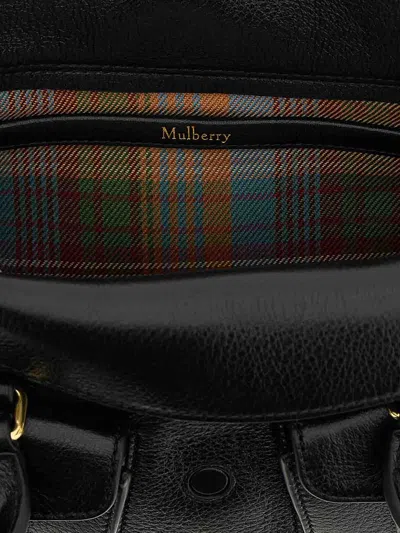Mulberry Small Roxanne High Shine Leather Crossbody Bag In Black
