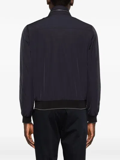 Moorer Flap-pocket Jacket In Blue