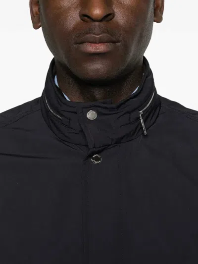 Moorer Flap-pocket Jacket In Blue