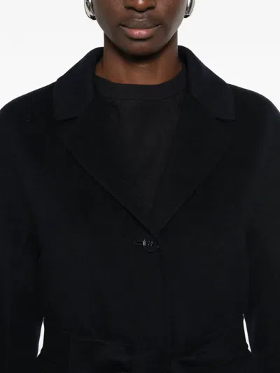 Max Mara `maxmara S` `dama` Coat In Black