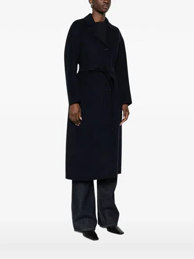 Max Mara `maxmara S` `dama` Coat In Black