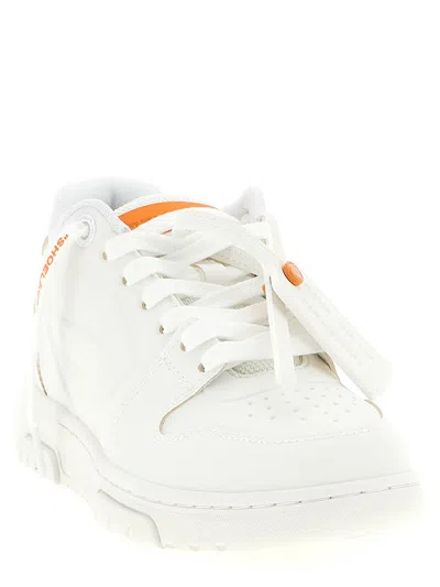 Off-white Out Of Office Molded Sneakers Orange In Metallic