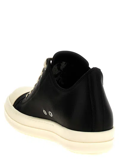 Rick Owens Women Blackwhite Lace Up Sneakers, 3.5 Luxury Sneakers For Women Darveys In Black