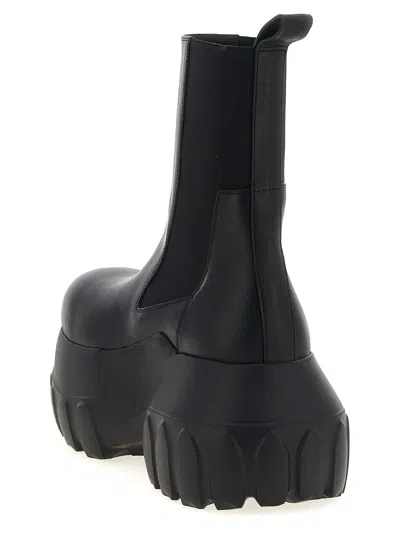 Rick Owens Beatle Mega Tractor Ankle Boots In Multi