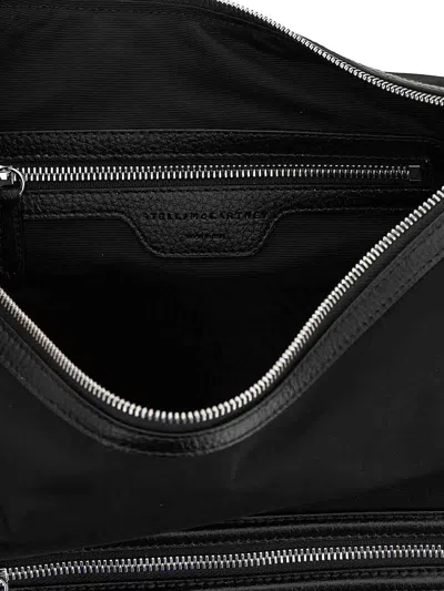 Stella Mccartney Womens Ultra Black Dartmoor Patent Vegan Leather Shoulder Bag