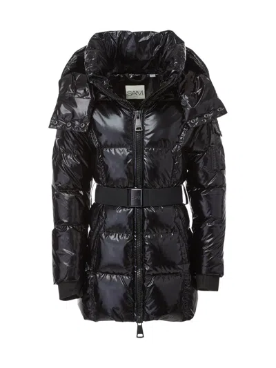 Sam Girls' Soho Belted Down Puffer Jacket - Little Kid In Jet | ModeSens