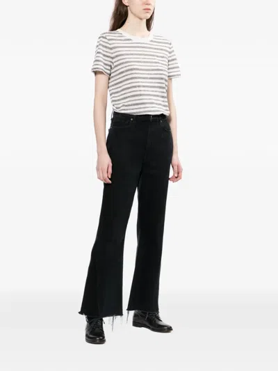 A.p.c. Crew Neck T-shirt In Multi