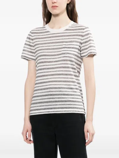A.p.c. Crew Neck T-shirt In Multi
