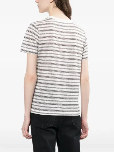 A.p.c. Crew Neck T-shirt In Multi