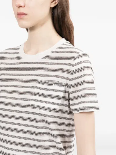 A.p.c. Crew Neck T-shirt In Multi