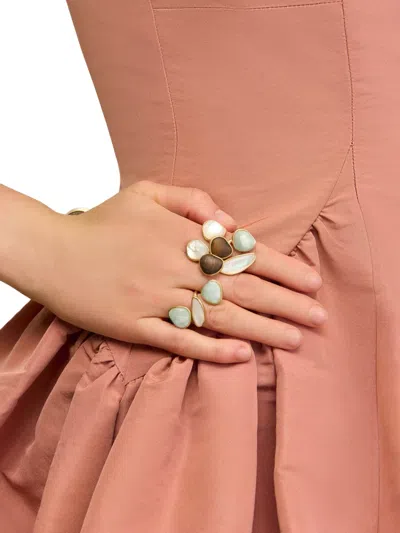 Cult Gaia Artisanal Mini Ring For Women In Gold